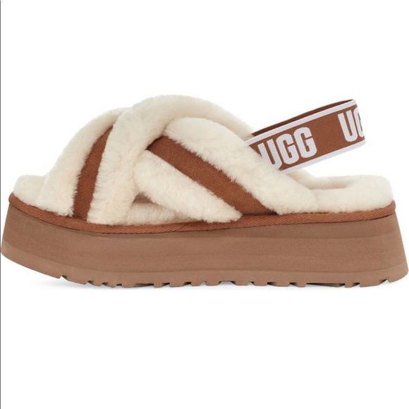 UGG Disco Cross Genuine Shearling Slide - Picture 3 of 12